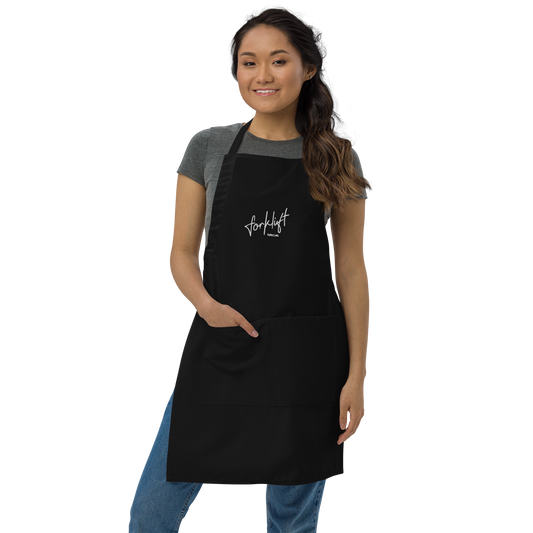 Official Forklift Embroidered Apron